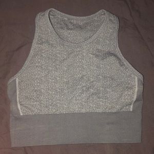 Zella Gray high neck sports bra